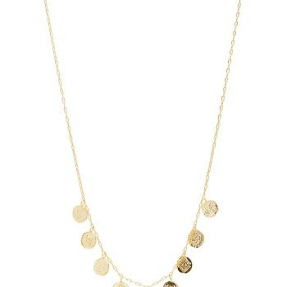 Gorjana 18" Ana Coin Necklace